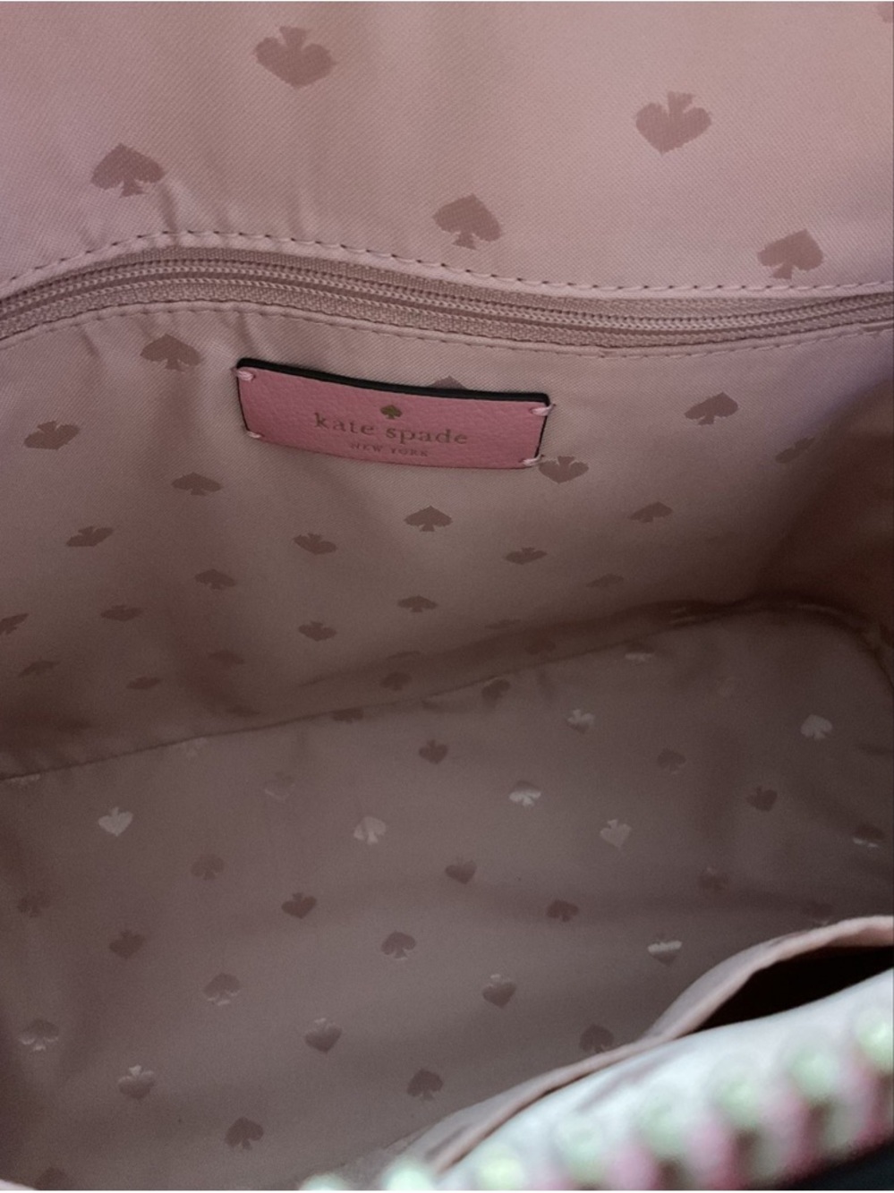 kate spade Pink Dome Satchel with Gold Logo - Picture 6 of 12